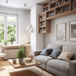L'intérieur d'un appartement, protéger par une alarme